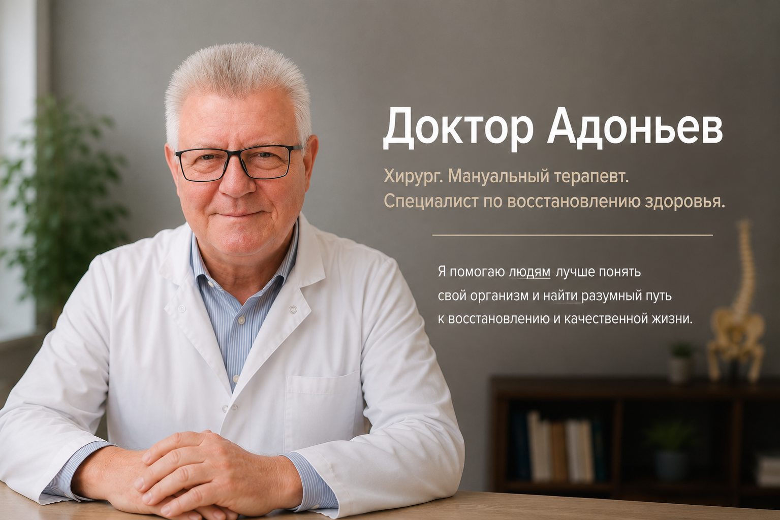 Николай Васильевич Адоньев — хирург и специалист по восстановлению здоровья